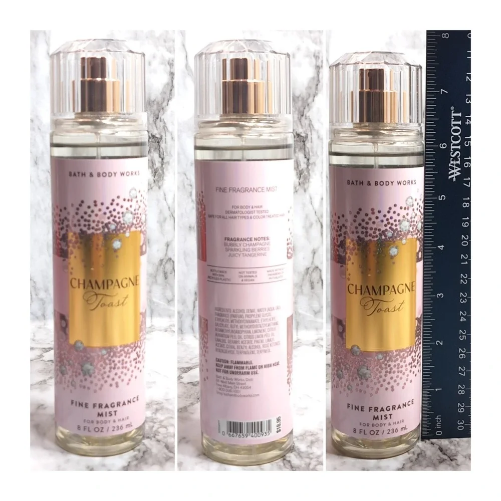 Bath‎ & Body Works Set of 2 Champagne Toast Fine Fragrance Mist & Body Lotion